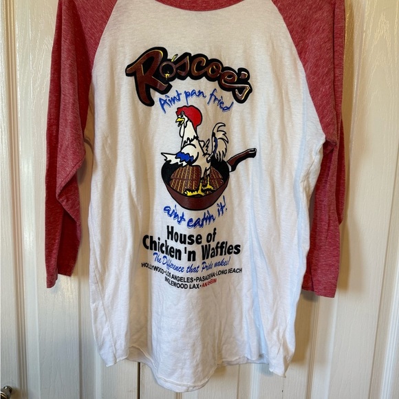 Roscoe's Chicken Other - Roscoe’s House of Chicken N Waffles Men's Shirt Size XL /Baseball shirt / Food